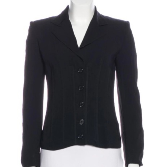 DOLCE & GABBANA Notch-Lapel Button-Up Blazer SzS - Picture 1 of 3